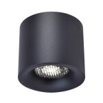 Фото ST761.433.10 Светильник потолочный черный LED 1*10W 3000K 530Lm Ra 36° IP20 D80xH70 170-240VV Накладные светильники