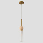 Фото 1 Светильник подвесной Crystal Lux SIMPLY SP1 BRASS