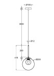 Фото 5 Подвесной светильник Maytoni MOD521PL-01G3