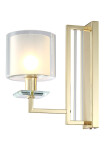 Фото 1 Бра Crystal Lux NICOLAS AP1 GOLD/WHITE