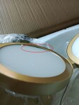 Фото 3 utsenka-SL6508.203.01 Светильник подвесной ST-Luce Матово Золотистый/Белый LED 1*60W 4000K РИО