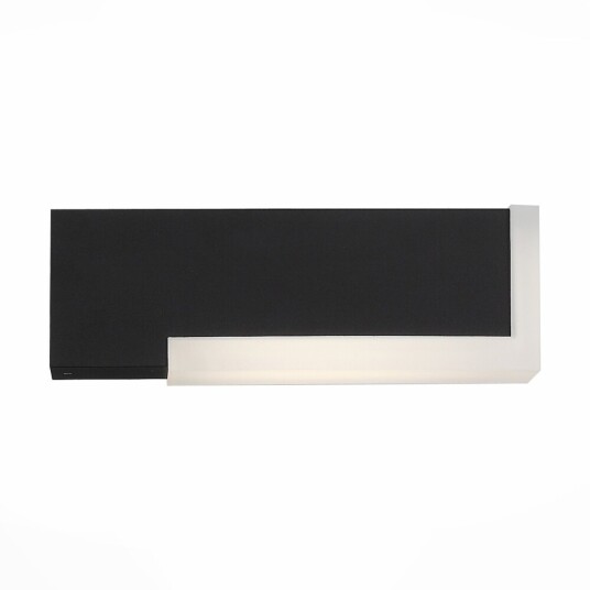 Фото SL096.401.02 Светильник уличный настенный ST-Luce Черный/Белый LED 1*6W 4000K POSTO