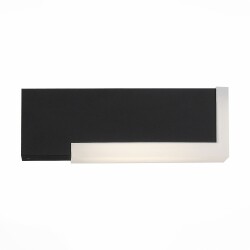 Фото SL096.401.02 Светильник уличный настенный ST-Luce Черный/Белый LED 1*6W 4000K POSTO