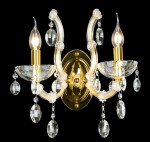 Фото 2 Бра Crystal Lux HOLLYWOOD AP2 GOLD