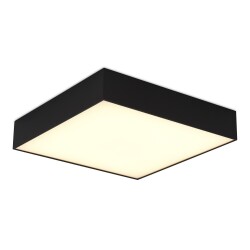 Фото ST608.442.96 Светильник потолочный Черный LED 1*96W 4000K 8 640Lm Ra>90 120° IP20 L600xW600xH55 180- Накладные светильники