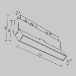 Фото 4 Трековый светильник Technical TR036-2-12W2.7K-B
