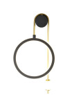 Фото 3 Бра Crystal Lux CORIDA AP25W LED BLACK/GOLD