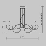 Фото 3 Люстра Maytoni MOD051PL-07TR