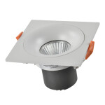 Фото ST259.548.10 Св-к встр. Белый LED 1*10W 4000K 700Lm Ra>90 60° IP44 L100xW100xH40 85-265V Встраиваемые светильники