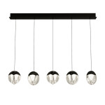 Фото 3 Подвесной светильник MD24001033-5B black/clear
