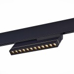 Фото 3 ST805.436.12 Магнитный трековый светильник Черный LED 1*12W 3000K 450Lm Ra>90 36° IP20 L220xW22xH117 SKYLINE 48