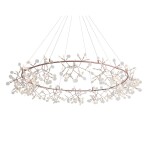 Фото 1 SL379.203.324 Люстра подвесная ST-Luce Медный/Белый LED 324*0,5W 3500K  (из 2-х коробок) RAFINA