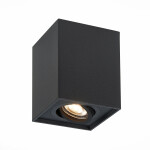 Фото 3 ST109.407.01 Светильник потолочный Черный GU10 1*50W  L100xW100xH123 220V Без ламп Накладные светильники