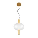 Фото SL1582.303.01 Светильник подвесной ST-Luce Бронзовый/Прозрачный LED 1*7W 2700K АЛЕНОР