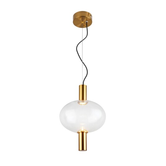 Фото SL1582.303.01 Светильник подвесной ST-Luce Бронзовый/Прозрачный LED 1*7W 2700K АЛЕНОР
