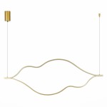 Фото 2 SL6106.203.65 Светильник подвесной ST-Luce Золотистый/Белый LED 1*65W 4000K CORTILE