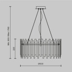 Фото 3 Подвесной светильник Maytoni MOD136PL-06BS