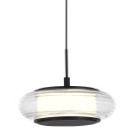 Фото 2 SL6239.403.01 Светильник подвесной ST-Luce черный/прозрачный LED 1*7W 3000K ФРИТЕЛЛА