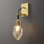 Фото 3 Настенный светильник 8960-1W brass/clear