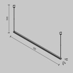 Фото 5 Трековый подвесной светильник Technical TR169-1-52W3K-M-B
