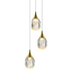Фото 7 Подвесной светильник MD24001004-3A gold/clear