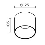 Фото 4 Потолочный светильник Technical C064CL-01-25W3K-RD-B