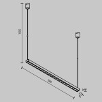 Фото 3 Трековый подвесной светильник Technical TR169-1-26W3K-M-B