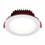 Фото 4 ST752.538.07 Св-к встр. Белый LED 1*7W 3000K 560Lm Ra80 100° IP44 D115xH47 100-240VV Встраиваемые светильники