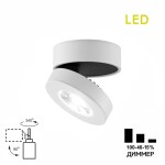 Фото 7 CL558030N Стамп Белый Св-к Накладной 10W*4000K