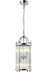 Фото 3 Светильник подвесной Crystal Lux TADEO SP4 D200 CHROME/TRANSPARENTE