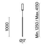 Фото 3 Подвесной светильник Maytoni MOD246PL-L24BSK1