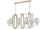Фото 4 Люстра Crystal Lux NICOLAS SP8 L1000 GOLD/WHITE