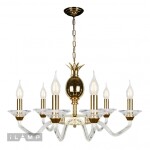 Фото 4 Подвесная люстра iLamp Flo YT2049-8 GD+Cear