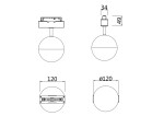 Фото 4 Трековый светильник Technical TR017-2-10W4K-W