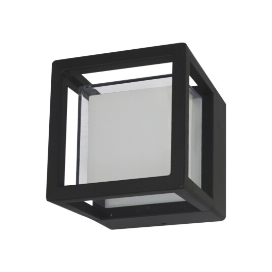 Фото SL9504.401.01 Светильник уличный настенный ST-Luce Черный/Белый LED 1*5W 4000K ALCENO