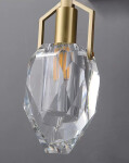 Фото 7 Настенный светильник 8960-1W brass/clear