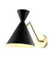 Фото 3 Бра Crystal Lux JOVEN AP1 GOLD/BLACK