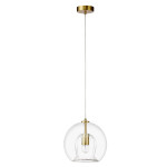 Фото 4 Светильник подвесной Crystal Lux LUISA SP1 BRASS/TRANSPARENT