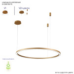 Фото 4 Люстра Crystal Lux FORTUNA SP88W LED GOLD