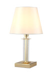 Фото 1 Настольная лампа Crystal Lux NICOLAS LG1 GOLD/WHITE
