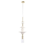 Фото 4 Светильник подвесной Crystal Lux VALENCIA SP1.4 GOLD