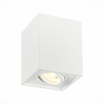 Фото 3 ST109.507.01 Светильник потолочный Белый GU10 1*50W  L100xW100xH123 220V Без ламп Накладные светильники