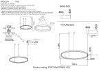 Фото 1 Люстра Crystal Lux FORTUNA SP88W LED BLACK