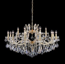 Фото Люстра Crystal Lux HOLLYWOOD SP12+6 GOLD