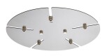Фото Универсальная потолочная база Crystal Lux D350-5 NICKEL