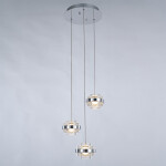 Фото 1 Подвесной светильник MD22030002-3A chrome/clear