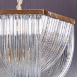 Фото 2 Люстра Murano L12 brass/clear