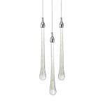 Фото Подвесной светильник Teardrop 3 chrome