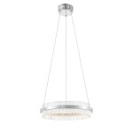 Фото SL383.103.01 Светильник подвесной ST-Luce Хром/Хром, Прозрачный LED 1*34W 3000K CHERIO