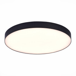 Фото ST606.432.96 Светильник потолочный Черный LED 1*96W 3000K 8 640Lm Ra>85 120° IP20 D600xH55 185-265V Накладные светильники